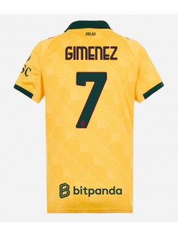 AC Milan Santiago Gimenez #7 Replika Tredje Kläder Dam 2025-26 Kortärmad